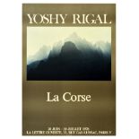 Advertising Poster Corsica Exhibition Yoshy Rigal La Corse