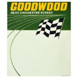 Sport Poster Goodwood Car Racing Chichester Sussex Motorsport