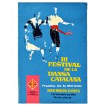 Advertising Poster Catalan Dance Festival Sardana Spain