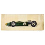 Sport Poster Team Lotus Ford 49 Formula One Car Racing F1 Motor Sport