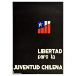 Propaganda Poster Chilean Youth Freedom Anti Fascist