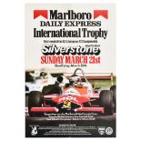 Sport Poster Silverstone International Trophy Marlboro Daily Express