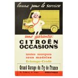 Advertising Poster Citroen H Van Doctor Car Warranty Garage Repair