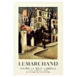 Advertising Poster Lemarchand Street View Art Exhibition Cityscape