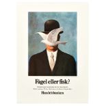 Advertising Poster Magritte Handelsbanken Bank Surrealism