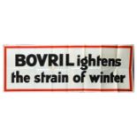 Advertising Poster Bovril Beef Hot Drink Winter Strain