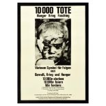 War Poster Vietnam War Protest Artrocities USA Hunger