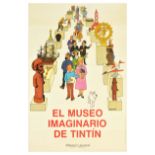 Advertising Poster Tintin Imaginary Museum Joan Miro Foundation