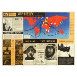 Propaganda Poster Map Review 3 Trieste Palestine Treaty Children