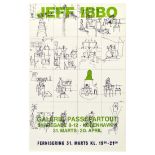 Advertising Poster Jeff Ibbo Art Exhibition Copenhagen