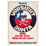 Propaganda Poster Chile Junta Military Dictatorship