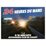 Sport Poster 24 Hours Le Mans Formula Racing 1979