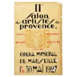 Advertising Poster Provence Artist Salon Art Deco Art Exhibition