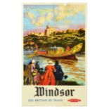 Travel Poster British Railways Windsor Castle Nicoll