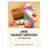 Advertising Poster Arne Haugen Sorensen Art Exhibition