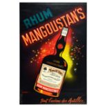 Advertising Poster Rum Mangoustan Falcucci Alcohol Cocktail Napoleon
