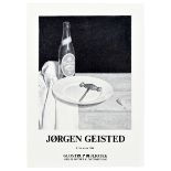 Advertising Poster Jorgen Geisted Art Exhibition Carlsberg