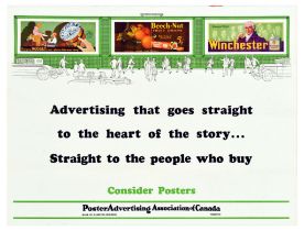 Advertising Poster Consider Posters Nugget Shoe Polish Beech Nut Fruit Drops Winchester Cigarette
