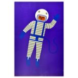 Advertising Poster Creative Playthings Fredun Shapur Spacesuit Astronaut