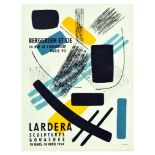 Advertising Poster Lardera Sculptures Gouaches Abstract Art Exhibition