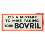 Advertising Poster Bovril Beef Hot Drink Mistake