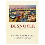 Advertising Poster Desnoyer Bretagne Galerie Marcel Guiot Art Exhibition