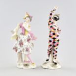 Porcelain group "Columbine and Harlequin".
