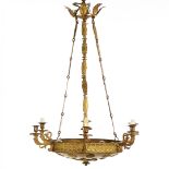 Empire style chandelier. Royal Russia. 19th century.