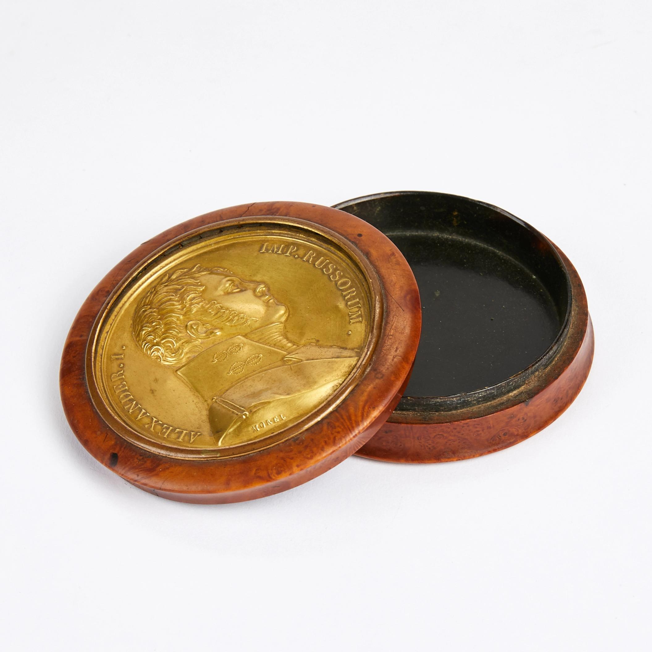 Snuff Box with Alexander I portrait - Image 4 of 5