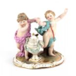 Porcelain figure "Putti". Meissen 19th century