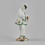 Porcelain figurine "Pierrot" Germany. End of the 19th century.