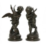 Satirical pair "Playing Cupids"