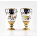 Pair of Meissen vases. 19/20 century.