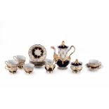 Porcelain coffee set of 15 pieces. Meissen 20th century.