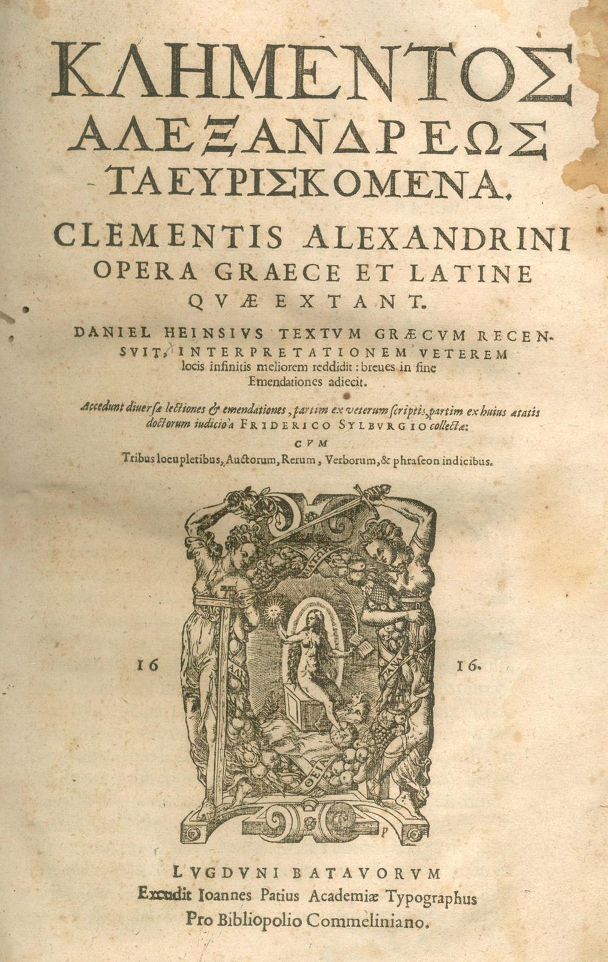 Clemens Alexandrinus.