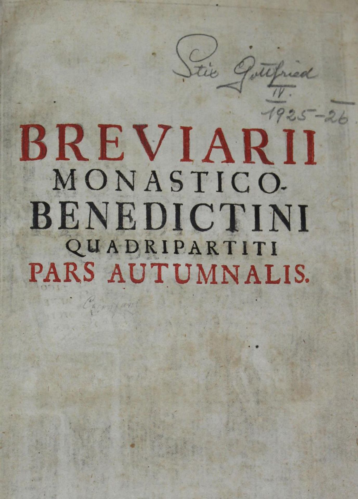 Breviarium Monasticum