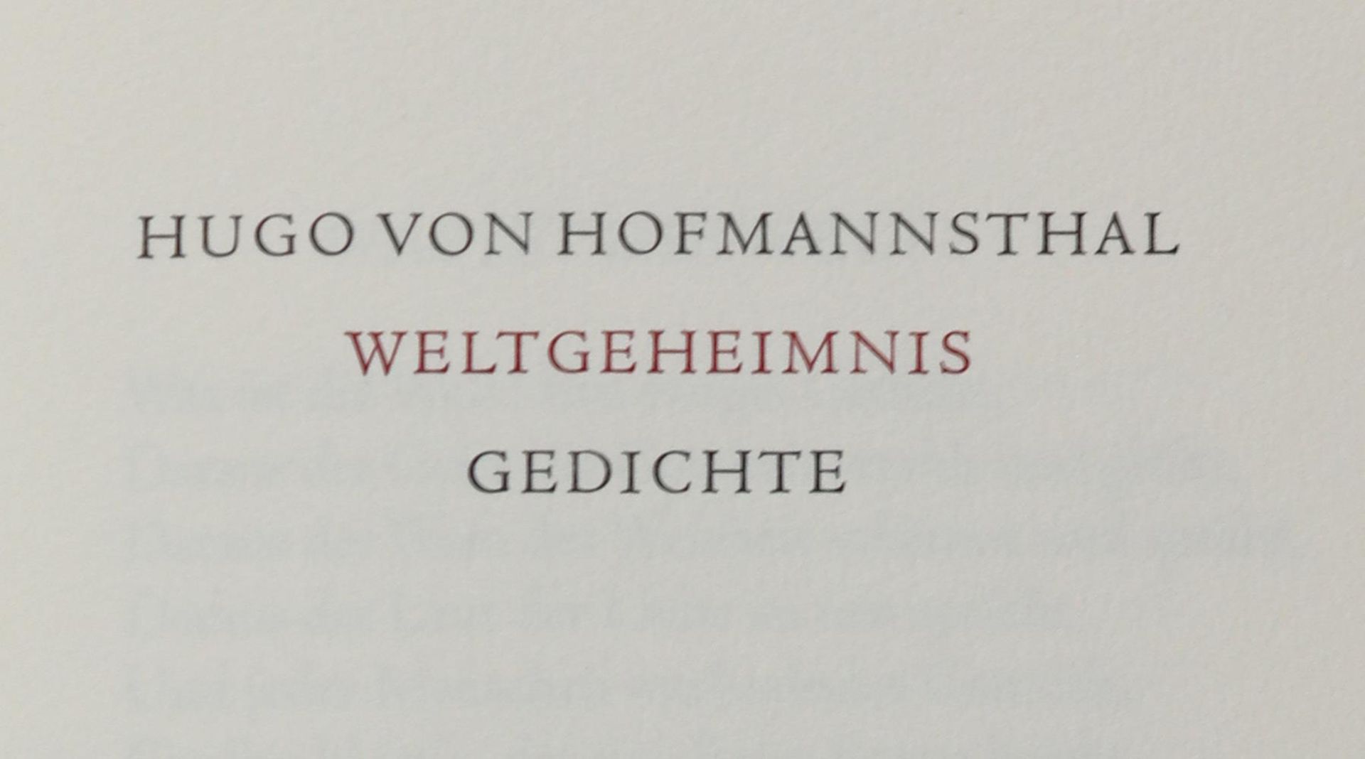 Hofmannsthal,H.v.