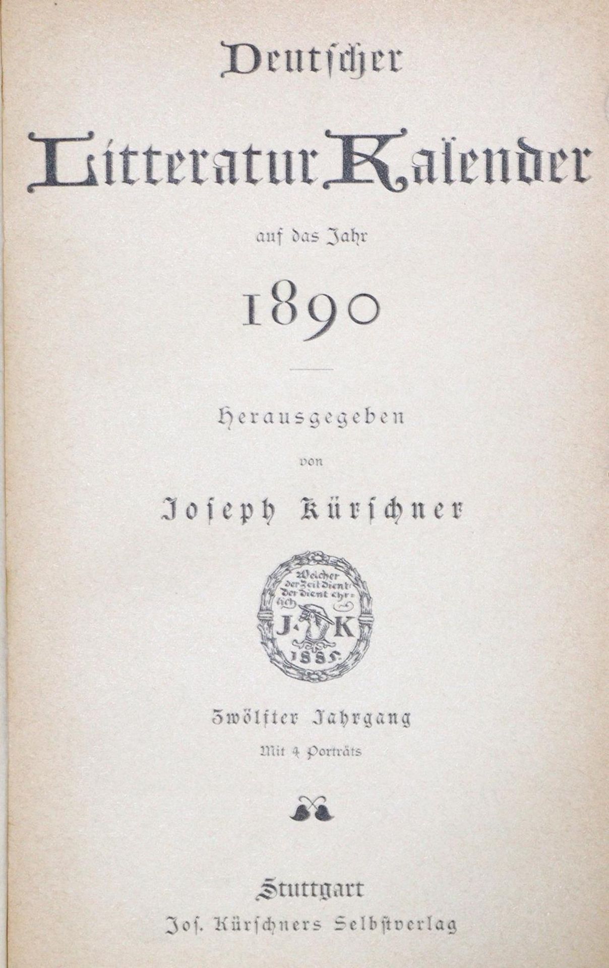 Kürschners Deutscher Literatur-Kalender.