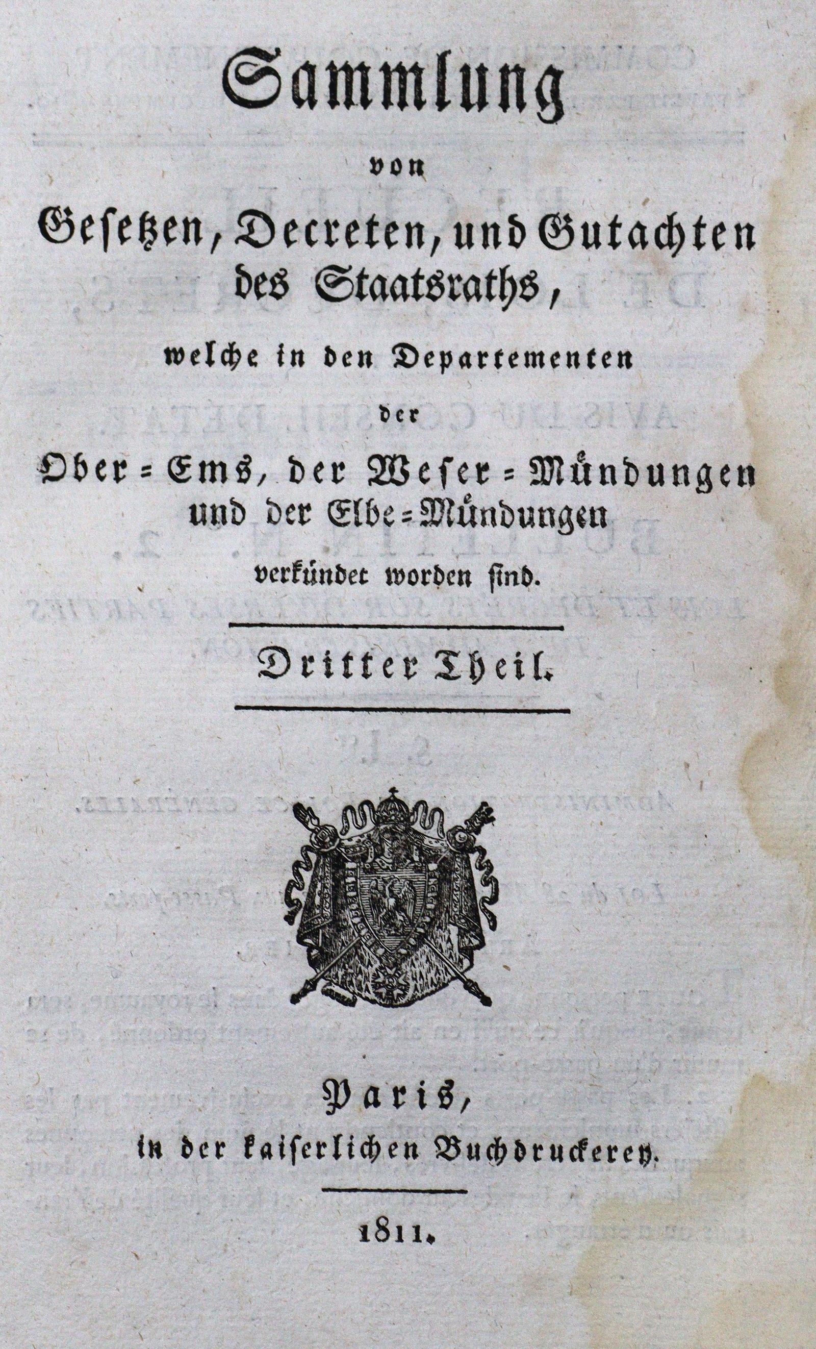 Sammlung von Gesetzen,