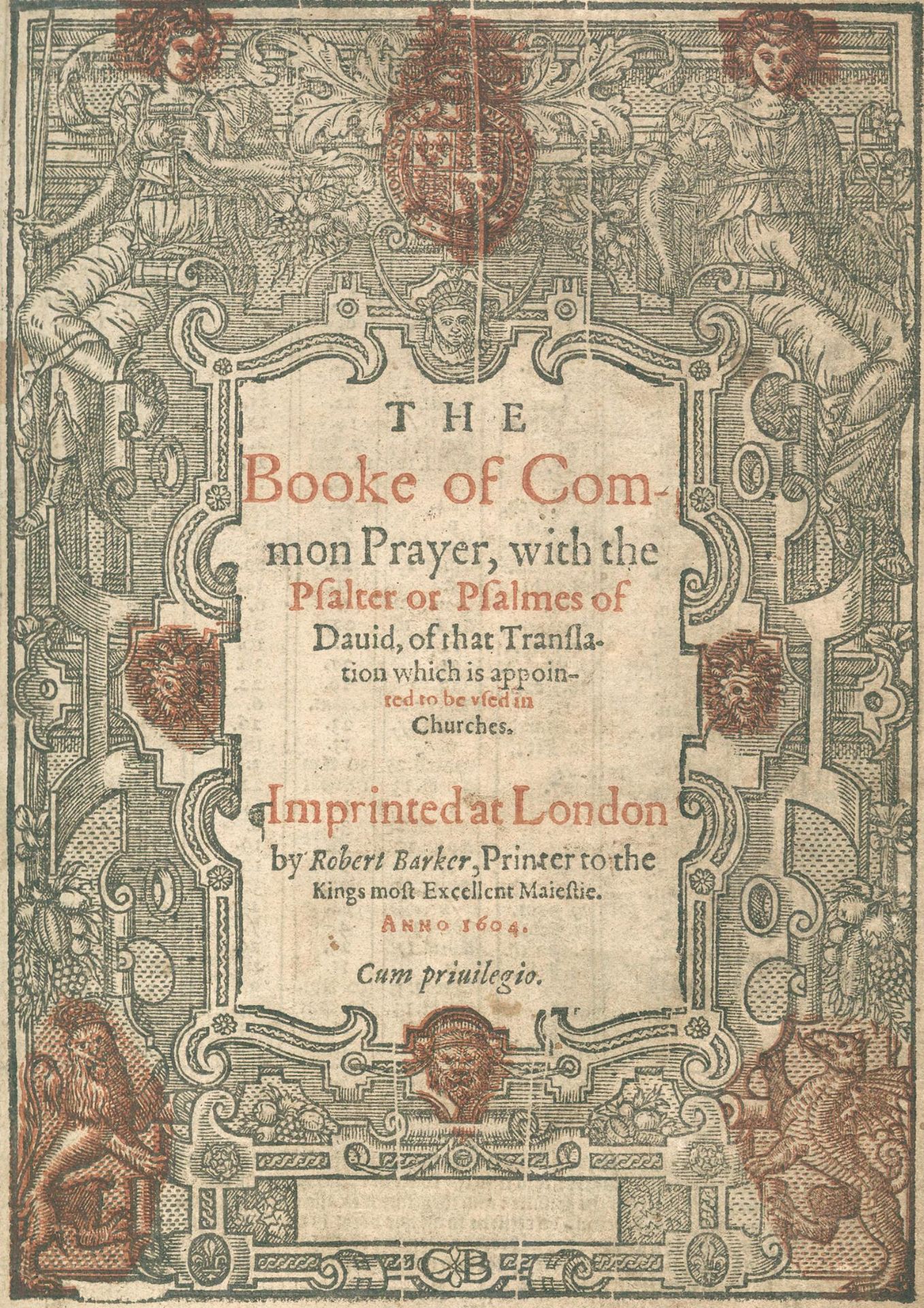 Booke of Common Prayer, The,