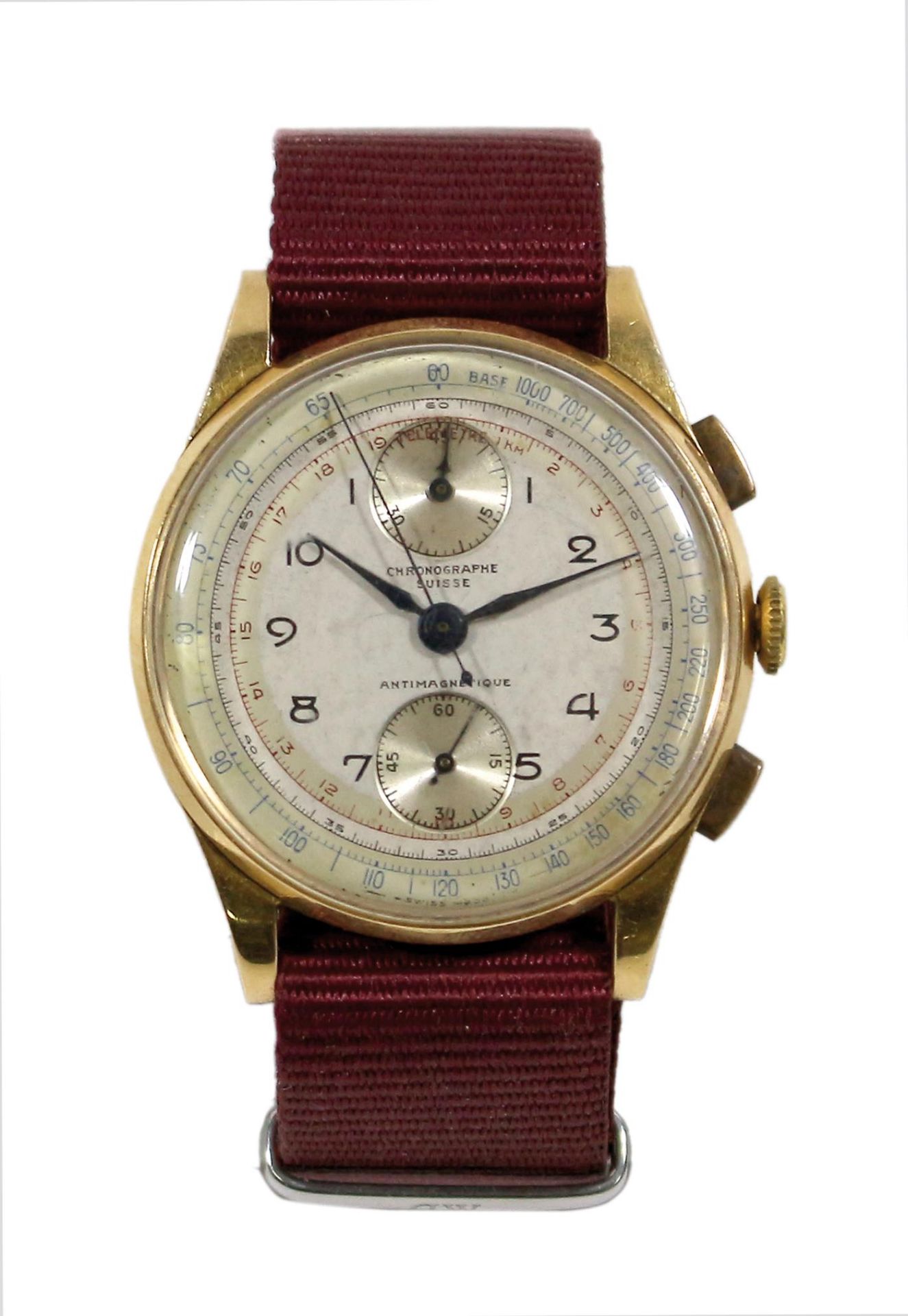 Chronographe suisse 18k