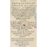 Index expurgatorius librorum