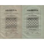 (Deutsche) Schachzeitung. Hrsg. von der Berliner Schachgesellschaft. 3. Jahrgang 1848. Berlin, Veit,