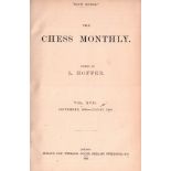 The Chess - Monthly. Edited by L. Hoffer. Volume XVII, September 1895 - August 1896. London, Cox,