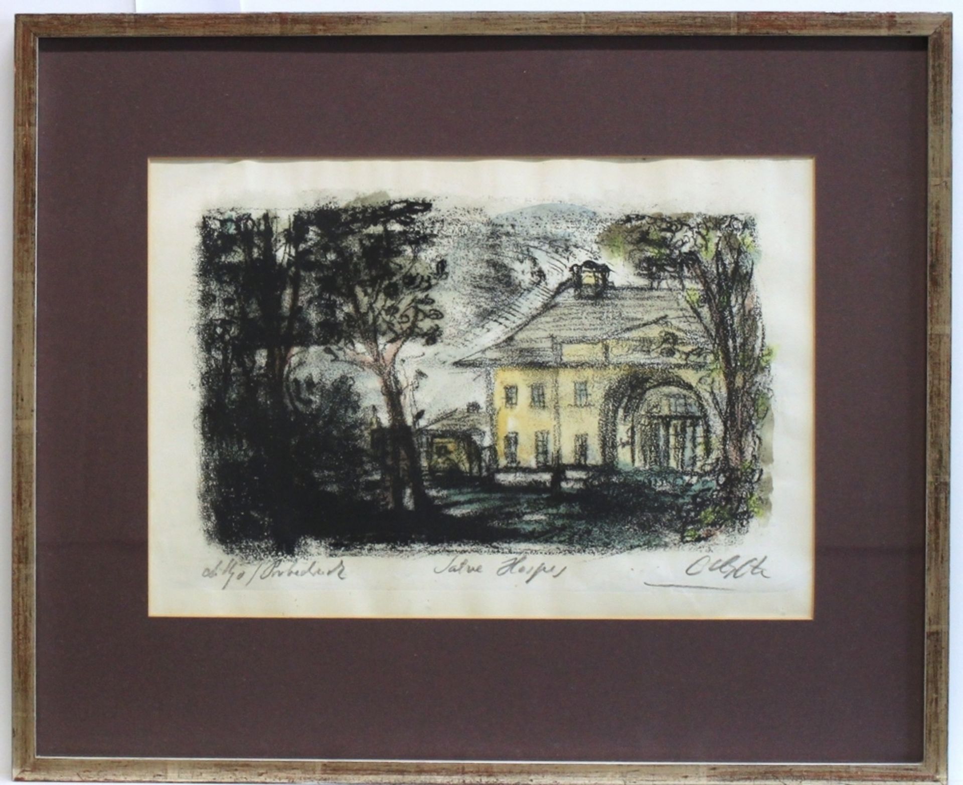 Eugen, Heinrich [eigentl. Heinrich Eugen von Zitzewitz]. Braunschweig "Salve Hospes". Kolorierte