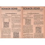 Schach - Echo. Die Zeitschrift für jeden Schachfreund. Herausgegeben von Otto Katzer unter der