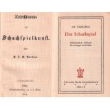Portius, K(arl) J(ulius) S(imon). Katechismus der Schachspielkunst. Leipzig, Weber, 1854. 8°. Mit