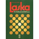 Spiele. Lasker, Emanuel. Laska. Spiel mit 44 runden Spielsteinen aus Kunststoff, 1 Spielbrett aus