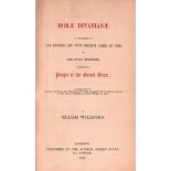 Williams, Elijah. Horae divanianae. A selection of one hundred and fifty original games at chess