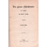 London 1862. Suhle, Berthold. (Hrsg.) Der Schachcongress zu London im Jahre 1862 ... I. Theil: Das